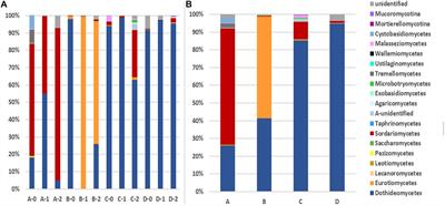 The Horizontal and Vertical Distribution of Deep-Sea Sediments Fungal Community in the South China Sea